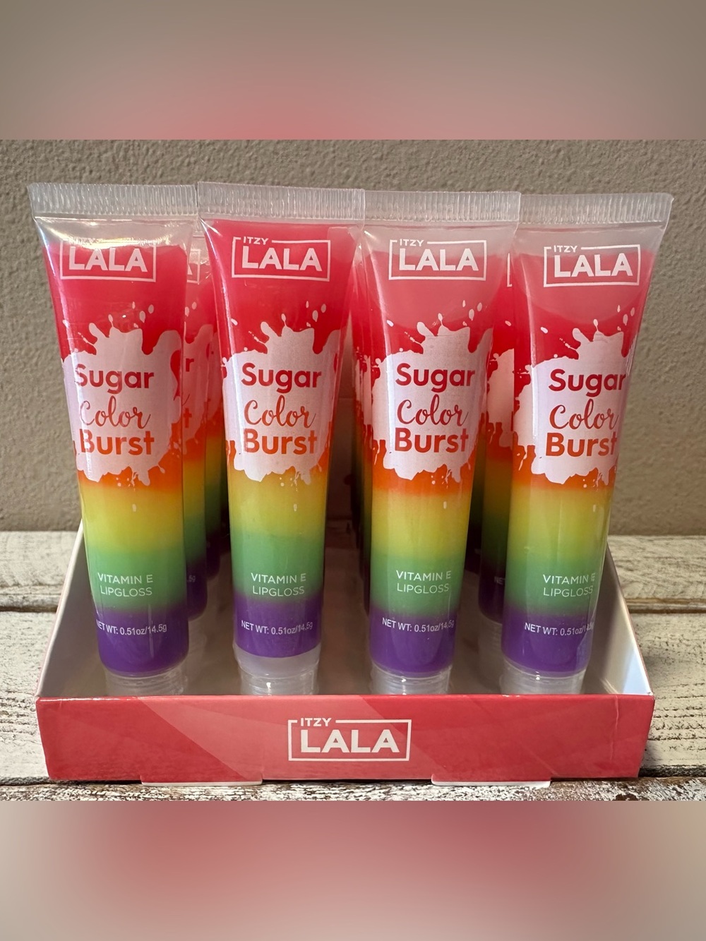 Itzy Lala Vitamin E Long-Lasting Lip Gloss/Moisturizer bundle - NIP